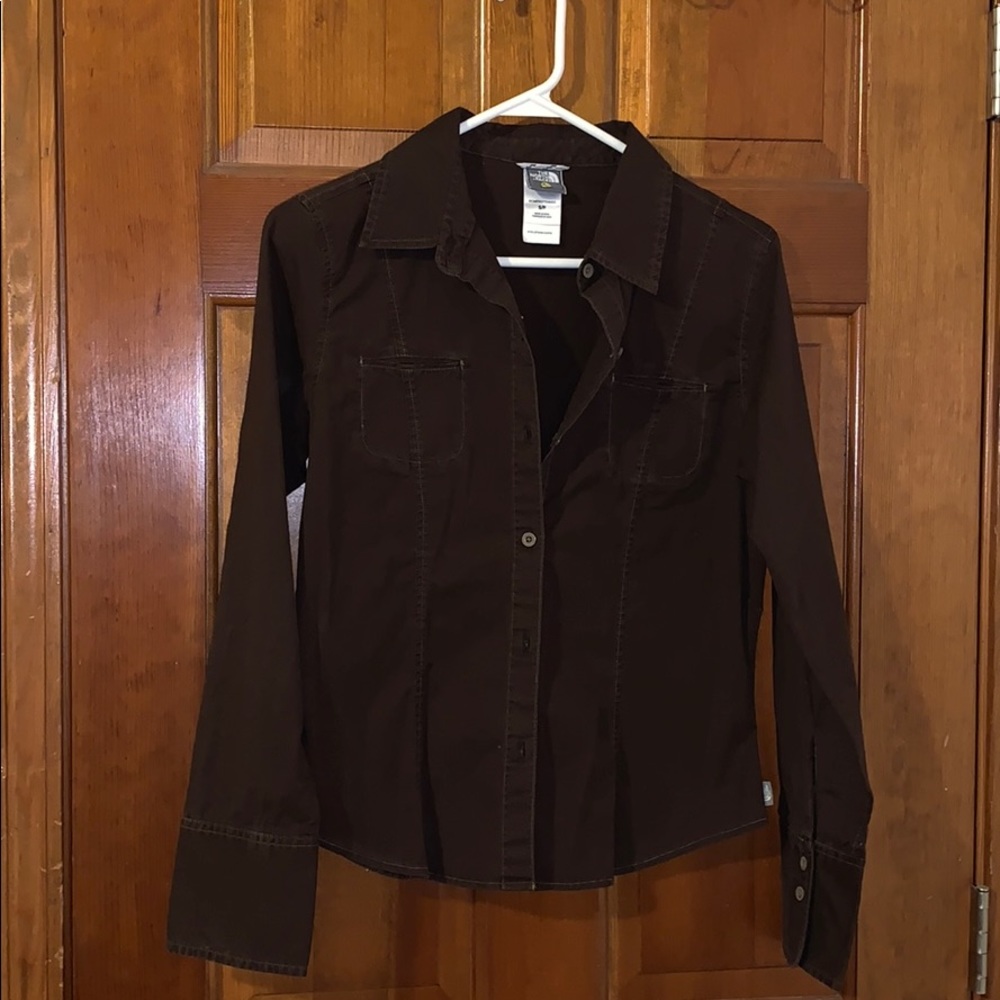 North Face button down